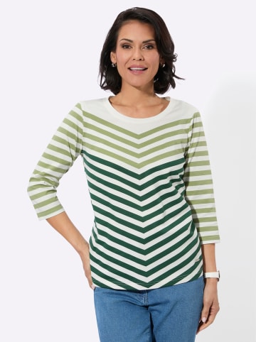 WITT WEIDEN Druck-Shirt in schilf-moos-bedruckt