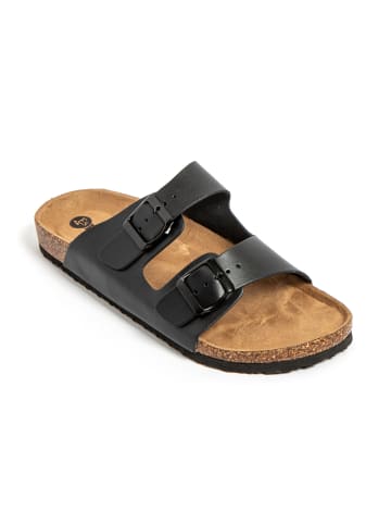 Espargatas by Brasileras Pantoletten "Volker" in Schwarz