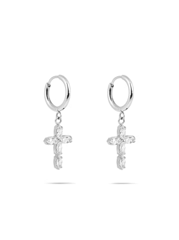 Tamaris Ohrhänger Cross in silber