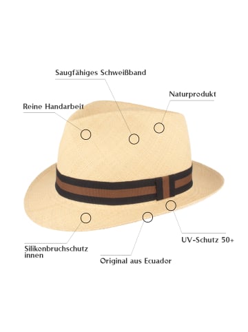 BREITER Panamahut in beige