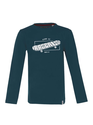 Band of Rascals Longsleeves " Skateboard " in petrol