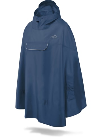 Normani Outdoor Sports Unisex Regenponcho wasserdicht Cherrapunji in Navy