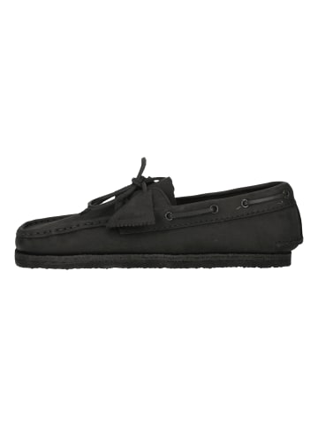 Clarks Schnürschuhe Godney Boat in 1216 Black Leather