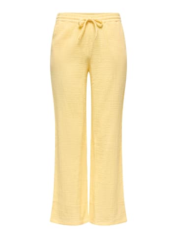 JDY Hose mit weitem Beinschnitt in Pale Banana