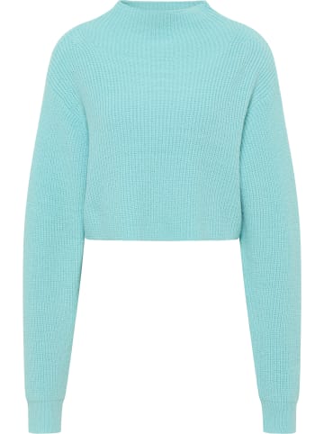 IZIA Damen Strick Pullover in Blau