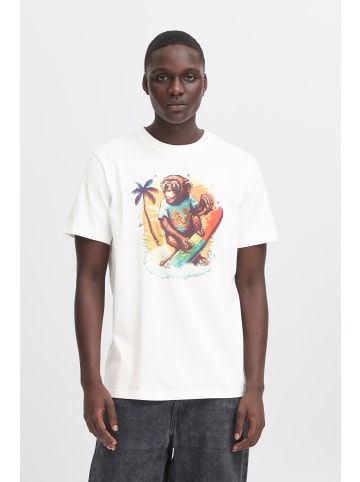 BLEND Rundhalsshirt BHJESSY in Weiß