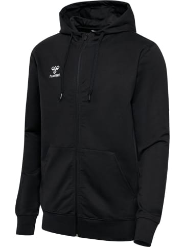 Hummel Trainingsjacke "Hmlgo 2.0 Zip Hoodie" in Schwarz