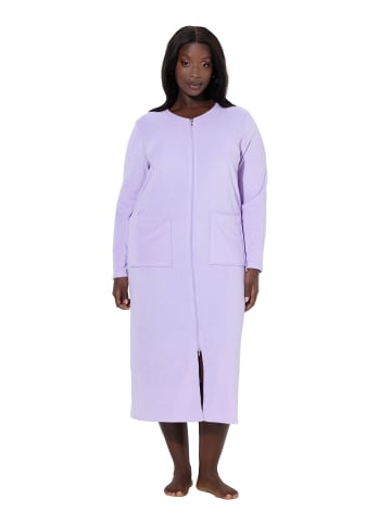 Ulla Popken Bademantel in zartes lavendel