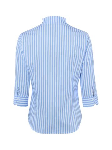 Franco Callegari Bluse in hellblau weiß