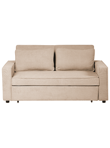 Beliani 3-tlg 2-Sitzer Sofa UTTELA in Braun/Schwarz