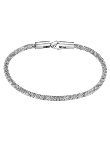 True Rebels Armband aus Edelstahl in silber