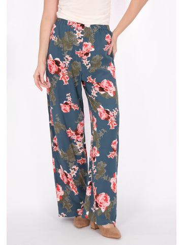 Usha Women Pants in dark green multicolor