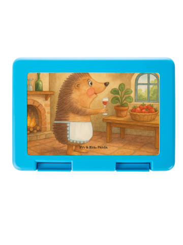 Mr. & Mrs. Panda Lunchbox Igel Wein Design ohne Spruch in Weiß