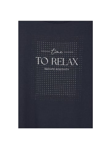 Street One T-Shirt in night sky blue