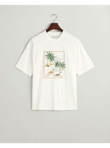 Gant T-Shirt in eggshell