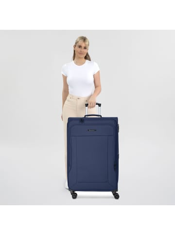 Franky Melbourne 3.0 4-Rollen Trolley 79 cm mit Dehnfalte in dark blue
