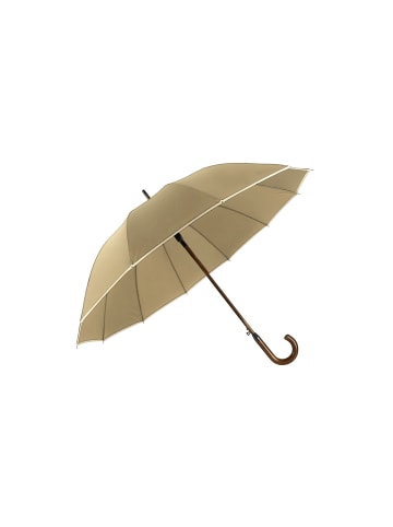 COFI 1453 Stockregenschirm mit Holzgriff ø116 cm in Beige