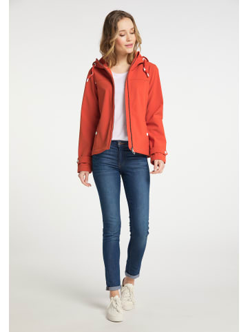 DreiMaster Damen Softshelljacke in Orange Rot