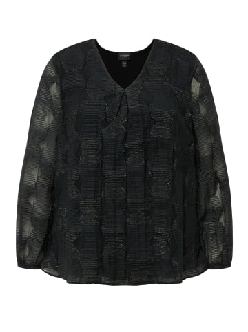 Ulla Popken Bluse in nachtgrün