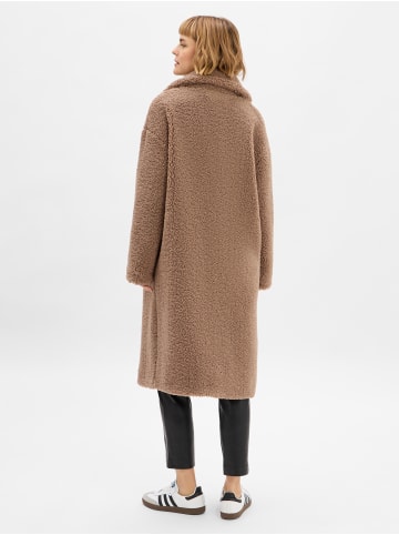 Marie Lund Mantel Elicia in taupe - 0001