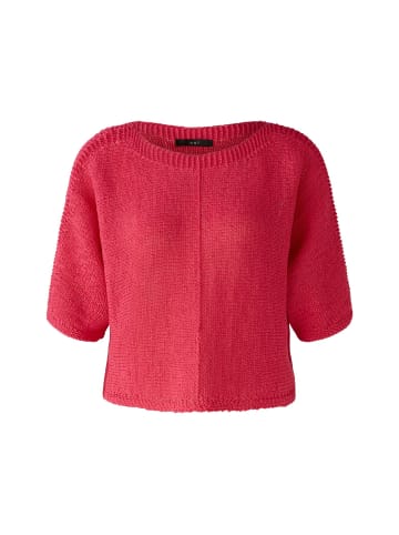 Oui Pullover Baumwollmischung in pink