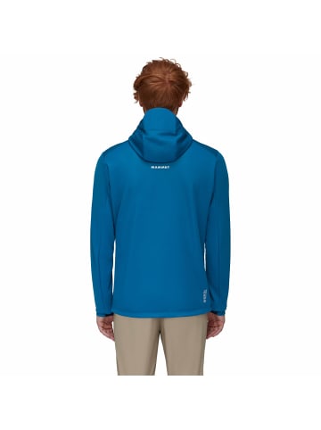 Mammut Softshell-Jacke Ultimate VII mit Kapuze in Azurblau