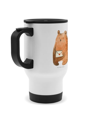 Mr. & Mrs. Panda Thermobecher Bär Vermissen ohne Spruch in Weiß