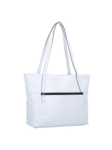 PICARD Himalaya Schultertasche Leder 40 cm in white lily