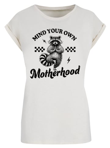 F4NT4STIC T-Shirt Muttertag Mama Geschenk in Whitesand