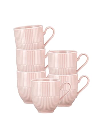 Seltmann Weiden 6er Set Henkelbecher Amina in 0,36 l in Rosé