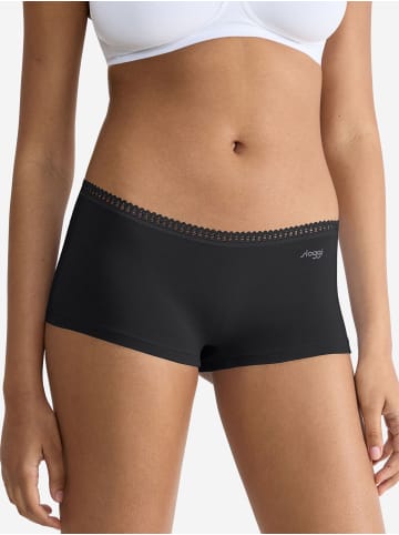 Sloggi Langer Boxer Blue GO Crush 3er-Pack in Black