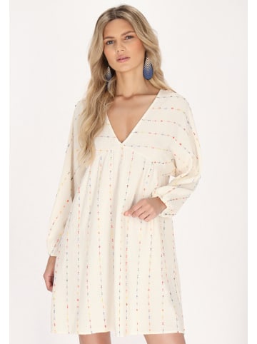 usha FESTIVAL Damen Kleid in Weiss Mehrfarbig