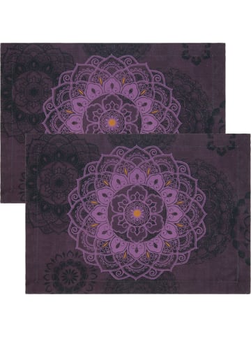 Erwin Müller Tischset 2er-Pack in aubergine