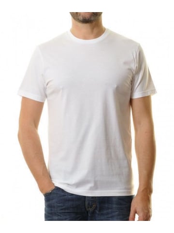 Ragman Basic T-Shirt in Weiß