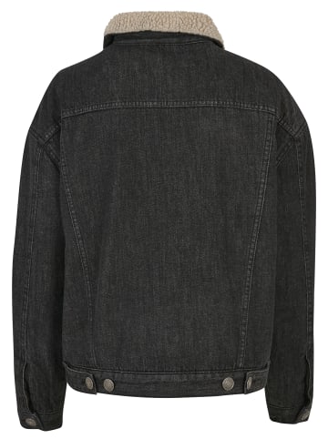 Urban Classics Denim Jacket in black washed