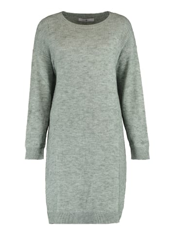 Hailys Langarm Strickkleid Midi Pullover Dress Knielang TONI in Grau