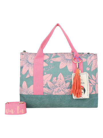 Fritzi aus Preußen Fritzi x Frida Kahlo Limited Bloom Schultertasche 40 cm bloom green
