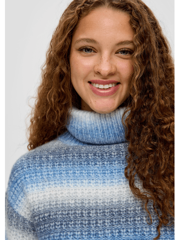 QS Strickpullover langarm in Blau