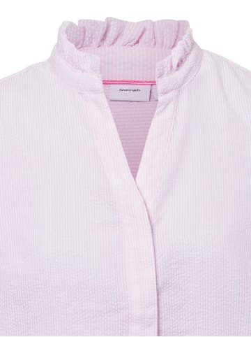 NÜMPH Bluse Nujane in rosa weiß