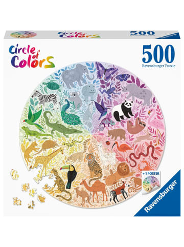 Ravensburger Ravensburger Puzzle 17172 Circle of Colors -Animals 500 Teile