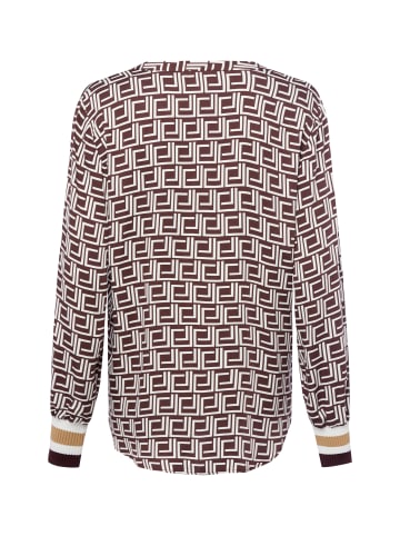 Franco Callegari Bluse in bordeaux weiß - 0009