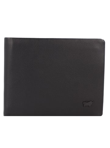 Braun Büffel Hannes Geldbörse RFID Schutz Leder 12 cm in schwarz