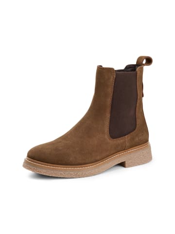 Camel Active Chelsea Boot aus Veloursleder in Braun