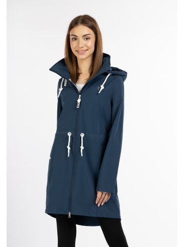 myMO ATHLSR Damen Softshellmantel in Dunkelblau