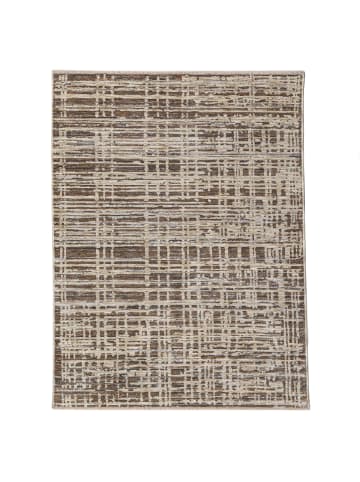 KADIMA DESIGN Teppich Kurzflor Strapazierfähig ADUR Urban Style Geometrisch in Erdtöne