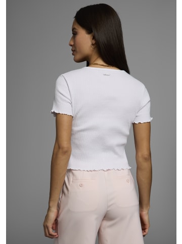 Laura Scott Kurzarmshirt in weiss