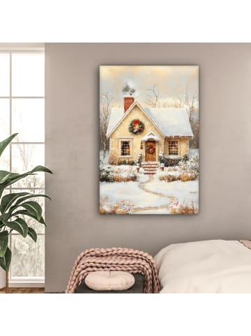 MuchoWow Leinwand Bilder Creme