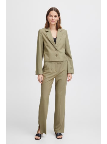 b. young BYDANTA SH BLAZER 4 - HEAVY WOVEN Loose fit in Aloe Melange