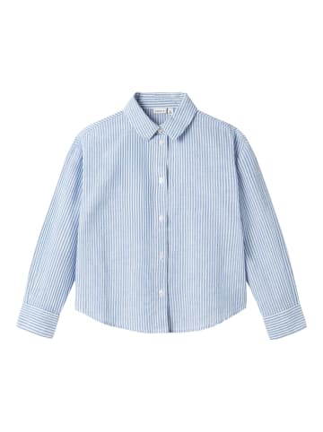 name it Langarmbluse NKFFEMMA LS SHIRT in dusty blue