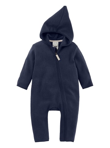 Hessnatur Fleece-Overall in dunkelblau